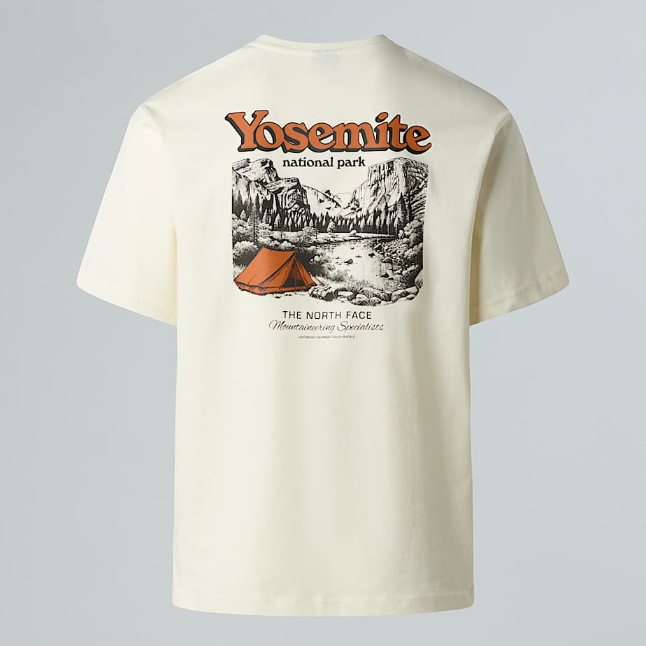 Vintage Postcard Relaxed TShirt Unisex TNF HERO