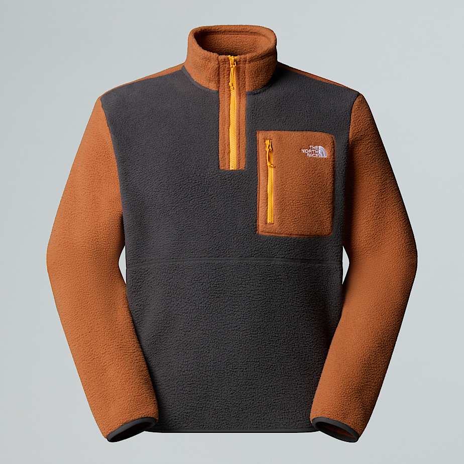 Yumiori Fleecejacke mit 1/4-langem RV für Herren - 1