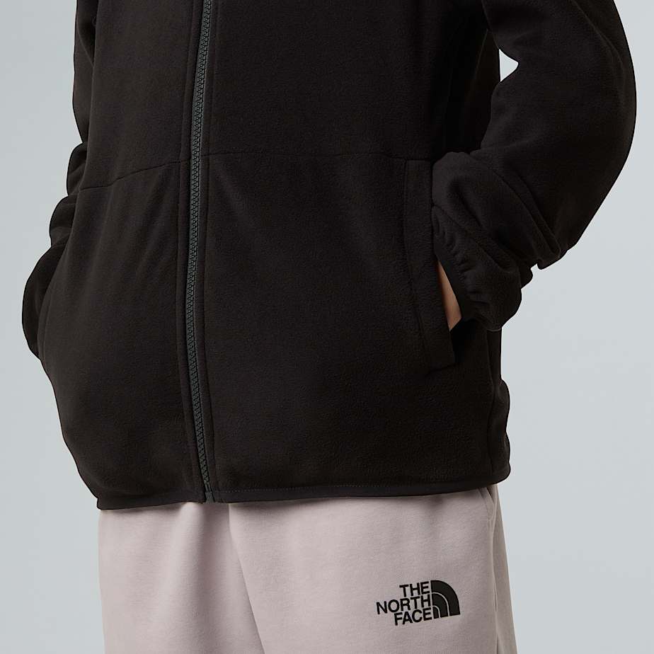 Teens Glacier Hooded Fleece Jacket TNF ALT5