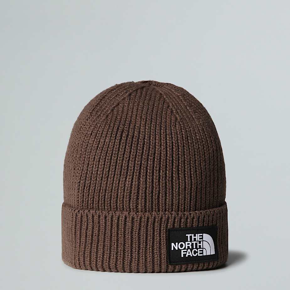 Berretto con risvolto e logo box TNF - 1