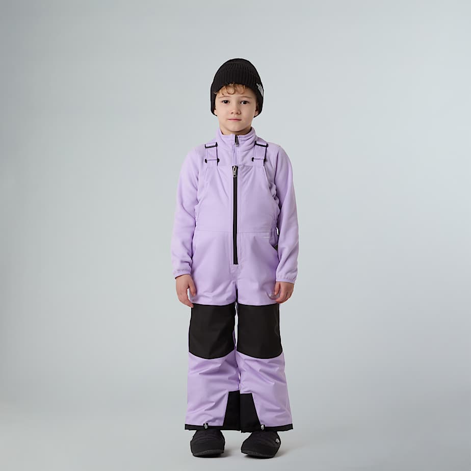 Kids Freedom Insulated Bib Trousers TNF Lite Lilac ALT4