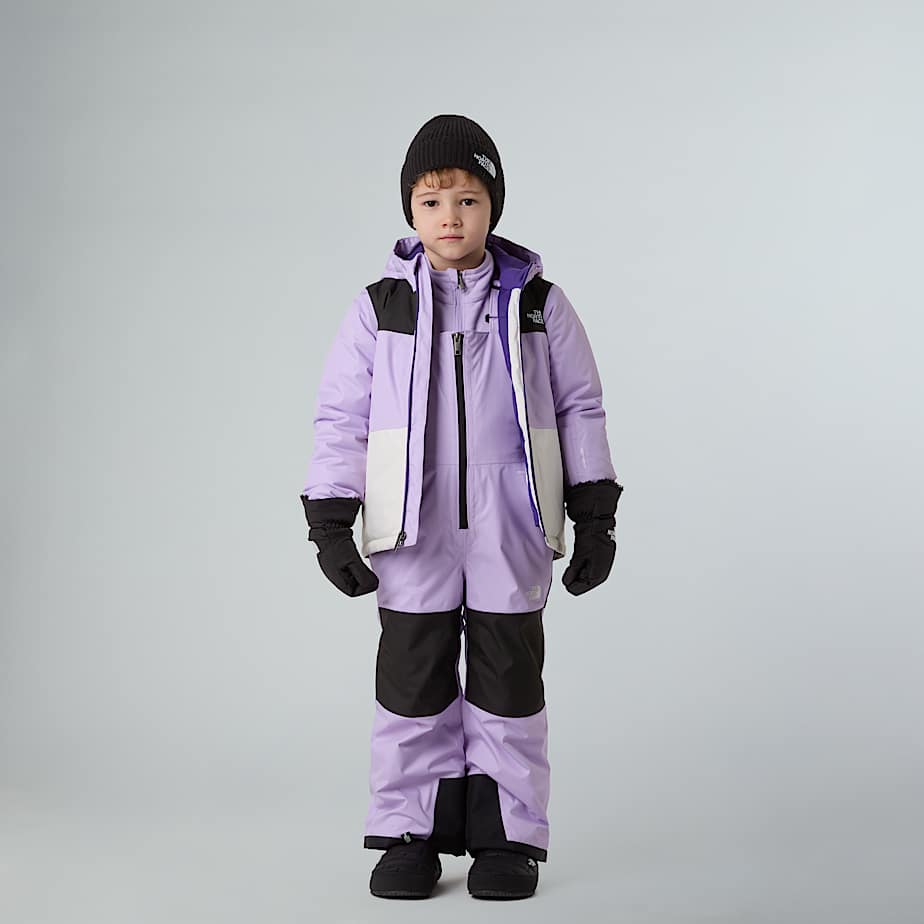 Kids Freedom Insulated Bib Trousers TNF Lite Lilac ALT5