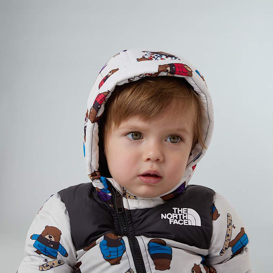 1996 Retro Nuptse Printed OnePiece Baby TNF ALT2
