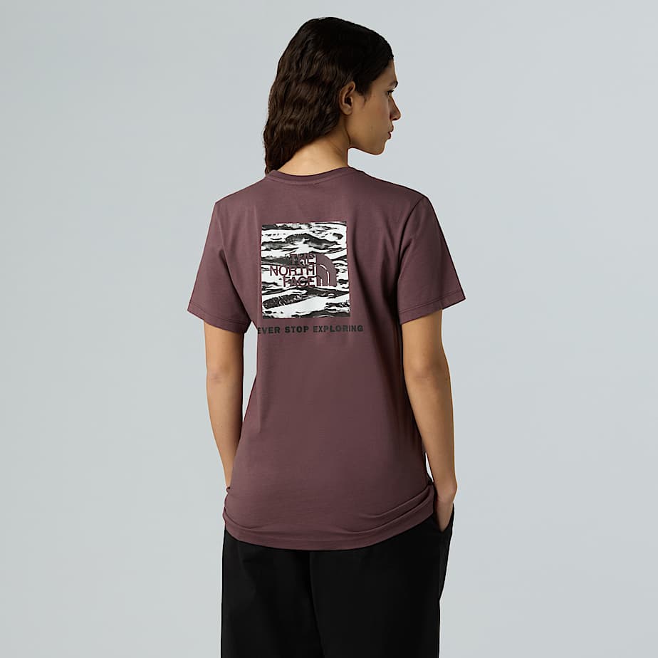 NSE Box Edge Of Light Infill Relaxed TShirt W TNF HERO