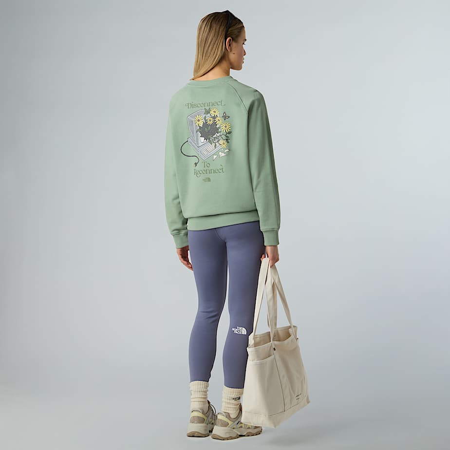 Connect Relaxed Graphic Sweatshirt W TNF ALT2