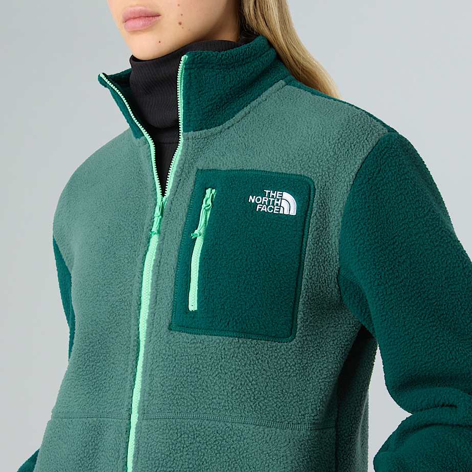 Yumiori Fleecejacke mit durchgehendem RV fr Damen TNF ALT4