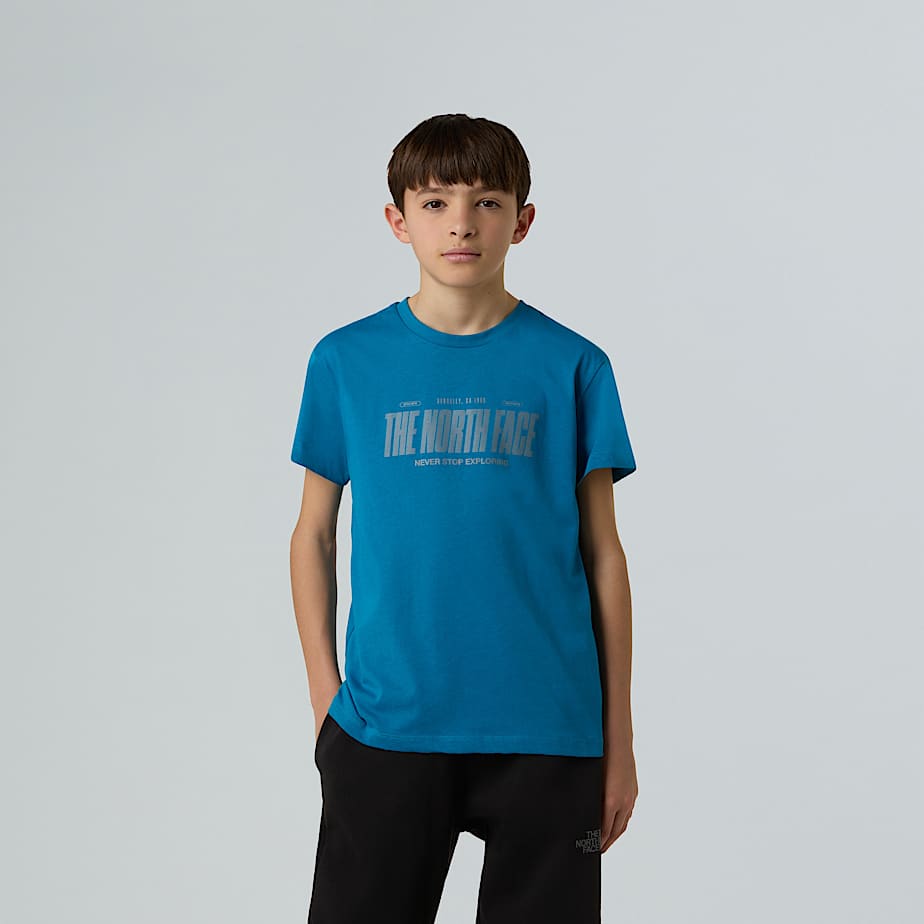 Reflective Logo Relaxed TShirt Boy TNF HERO