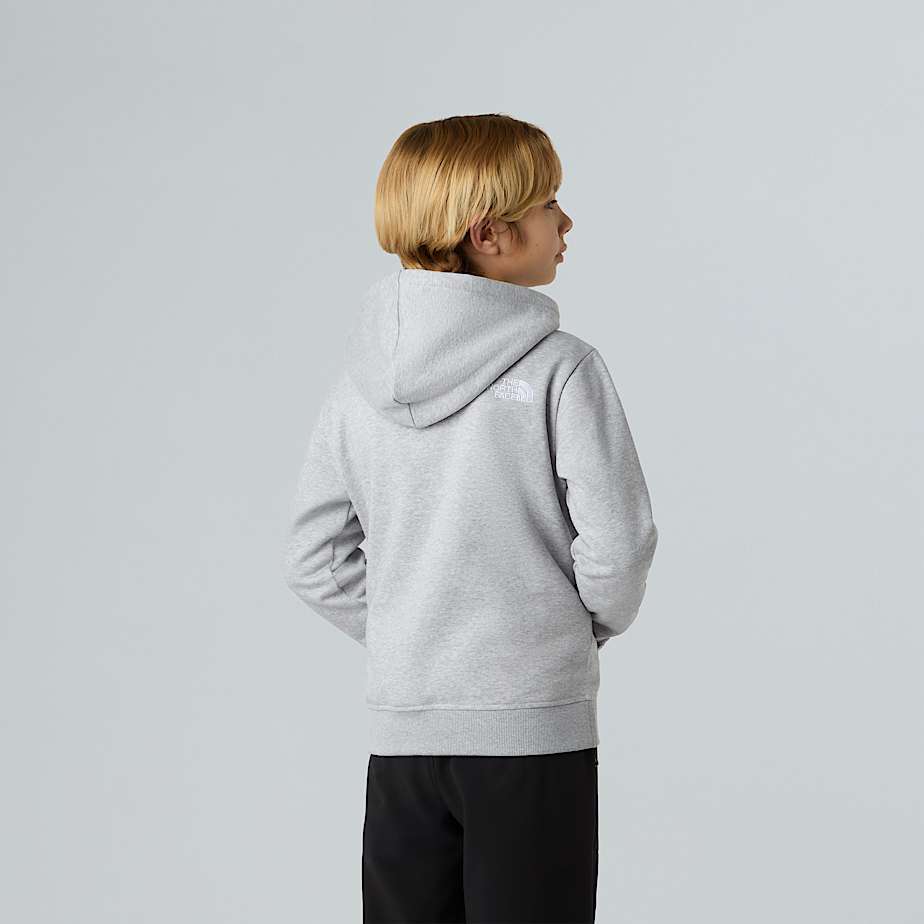 Camisola com capuz Drew Peak para adolescente TNF TNF Light Grey Heather ALT6