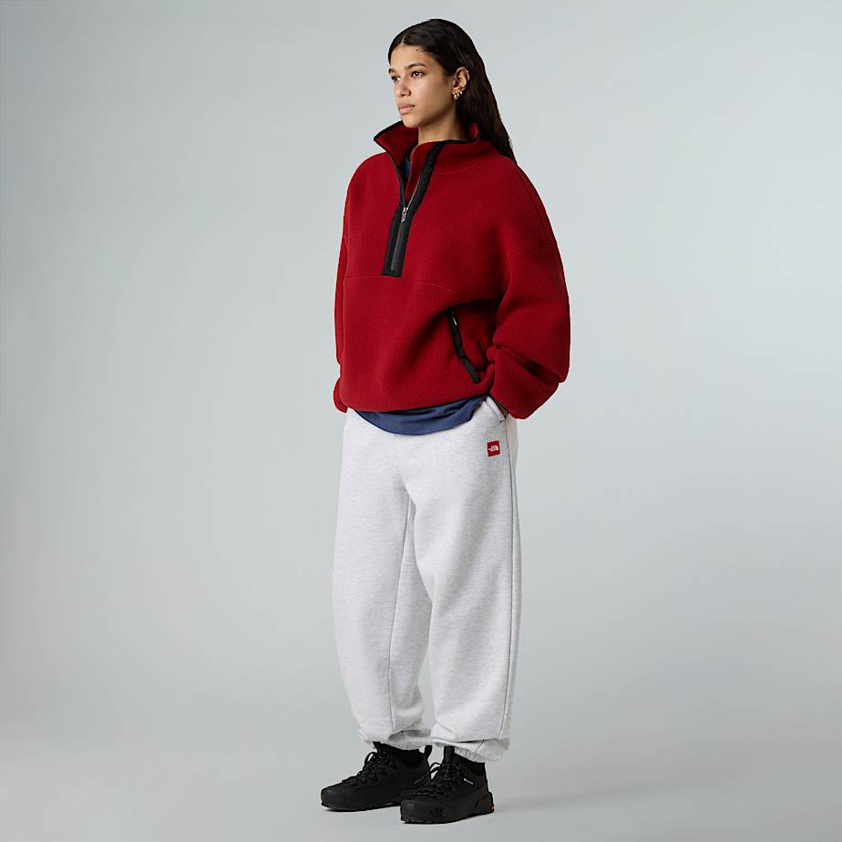 Unisex Red Box 1/2 Zip Fleece - 8