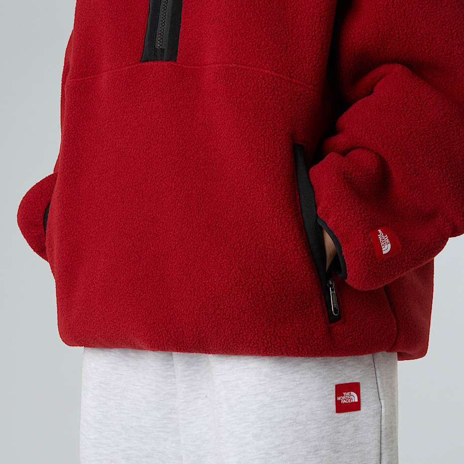 Unisex Red Box 1/2 Zip Fleece - 10
