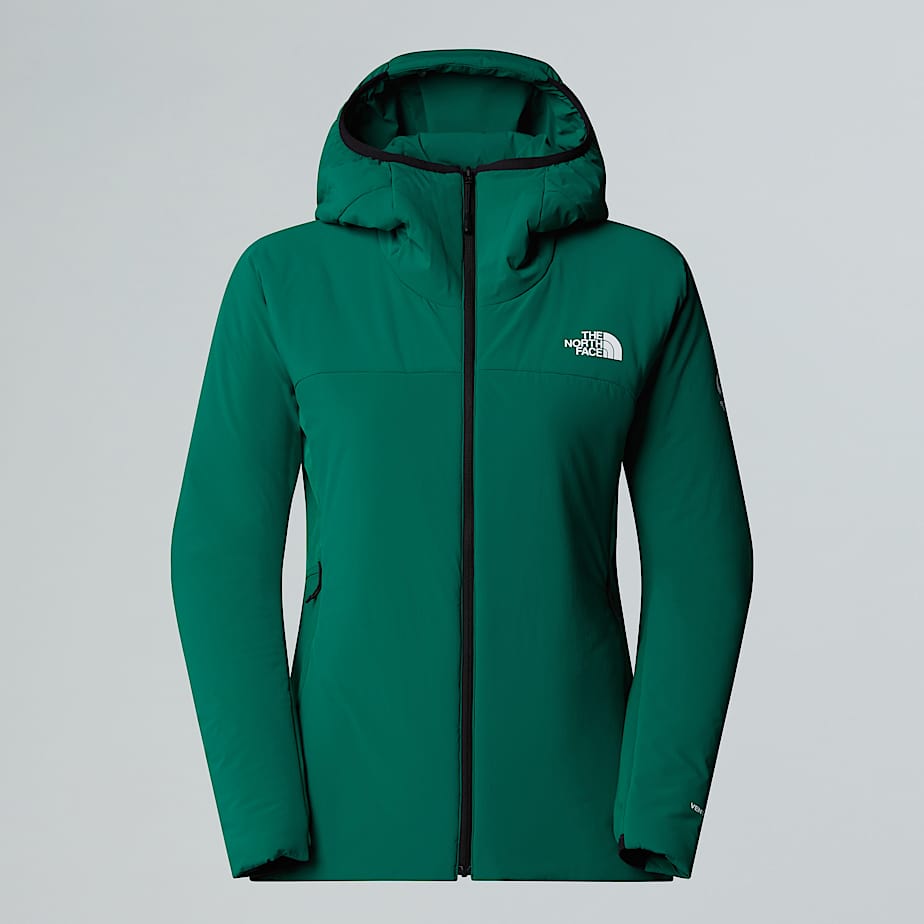 Womens Summit Casaval Hybrid Hooded Midlayer Hoodie TNF Evergreen ALT20