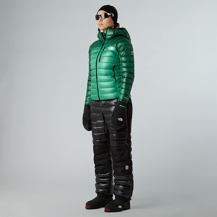 Womens Summit Breithorn Hooded Down Jacket TNF Nebula GreenEvergreen ALT1