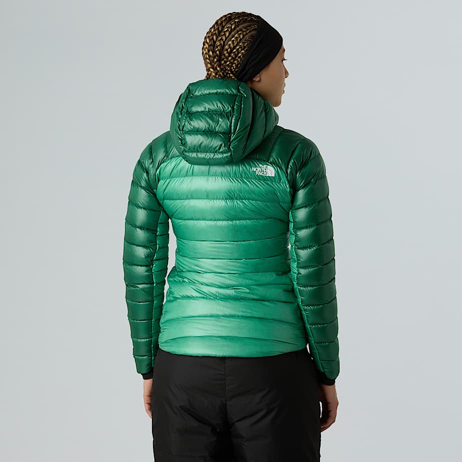 Womens Summit Breithorn Hooded Down Jacket TNF Nebula GreenEvergreen ALT2