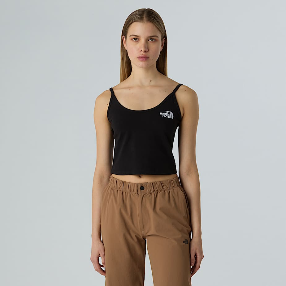 Cropped tanktop voor dames TNF HERO