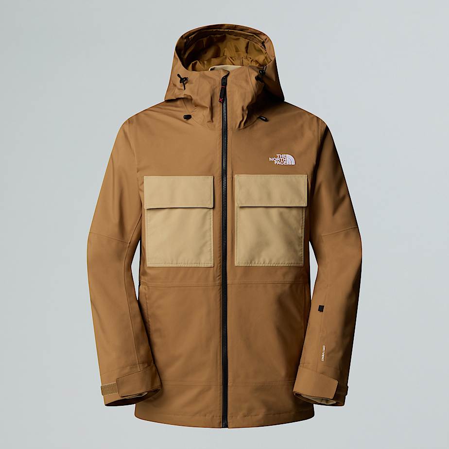 Fourbarrel Triclimate 3in1 Jacket M TNF Utility BrownKhaki Stone ALT1