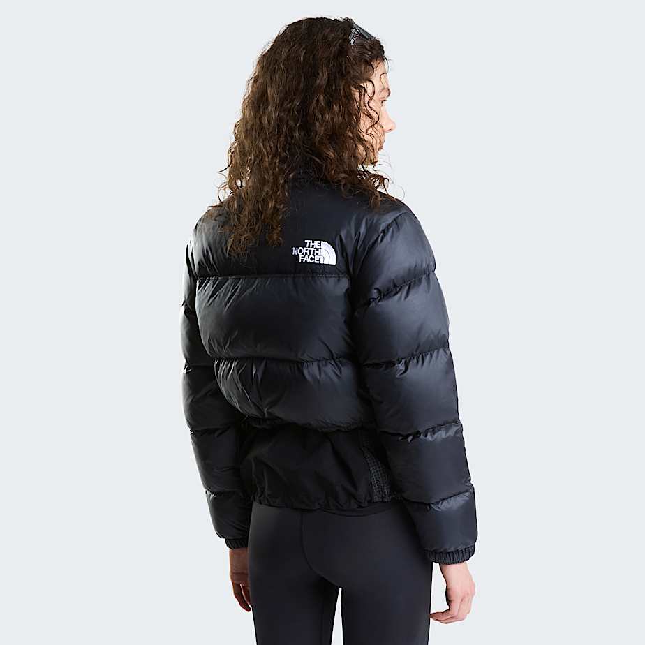 Nuptse kurze Jacke fr Damen TNF TNF BlackTNF BlackRecycled Down ALT3