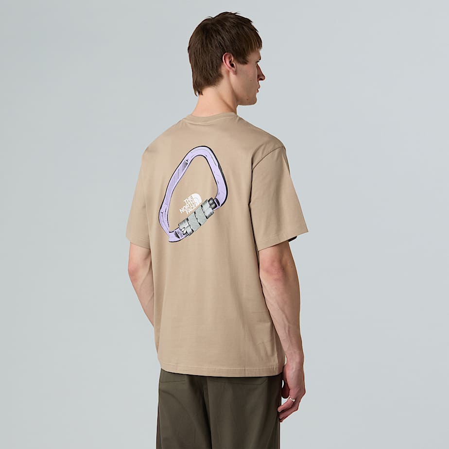 T-shirt unisex o luźnym kroju Explore Carabiner - 3