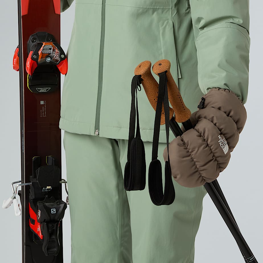 Montana Puffer Mittens TNF Mocha Brown ALT1