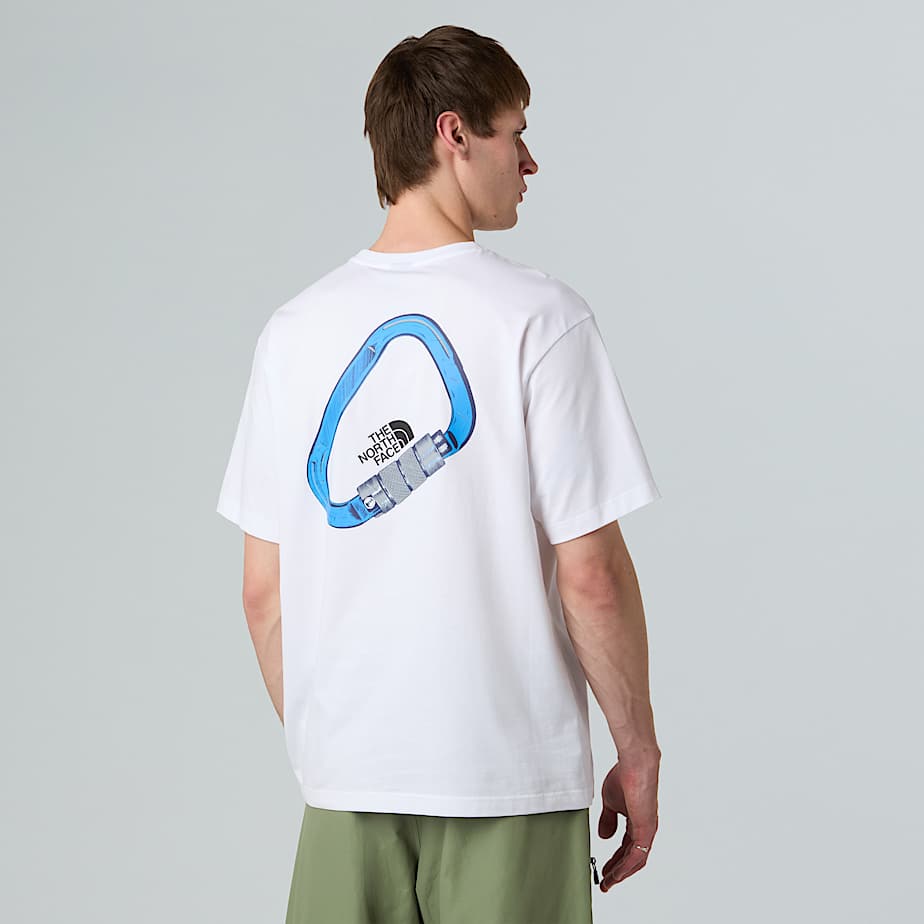Uniseks Explore Carabiner RelaxedTshirt TNF TNF White ALT2