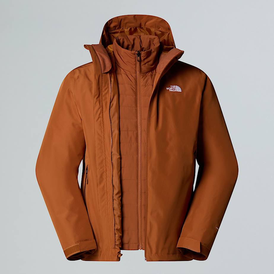 Giacca 3 in 1 con cappuccio Carto Mono Triclimate da uomo TNF Burnt Umber HERO