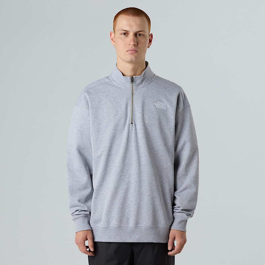 Oversized 14 Zip Sweatshirt Unisex TNF ALT2