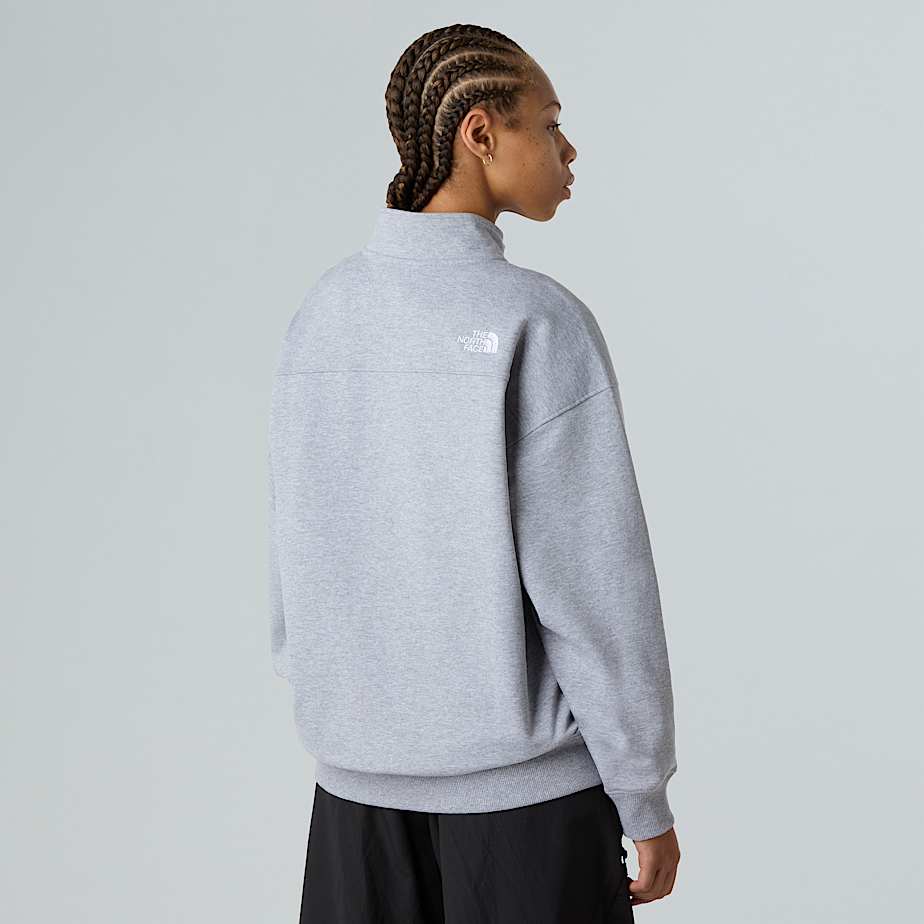 Oversized 14 Zip Sweatshirt Unisex TNF ALT8