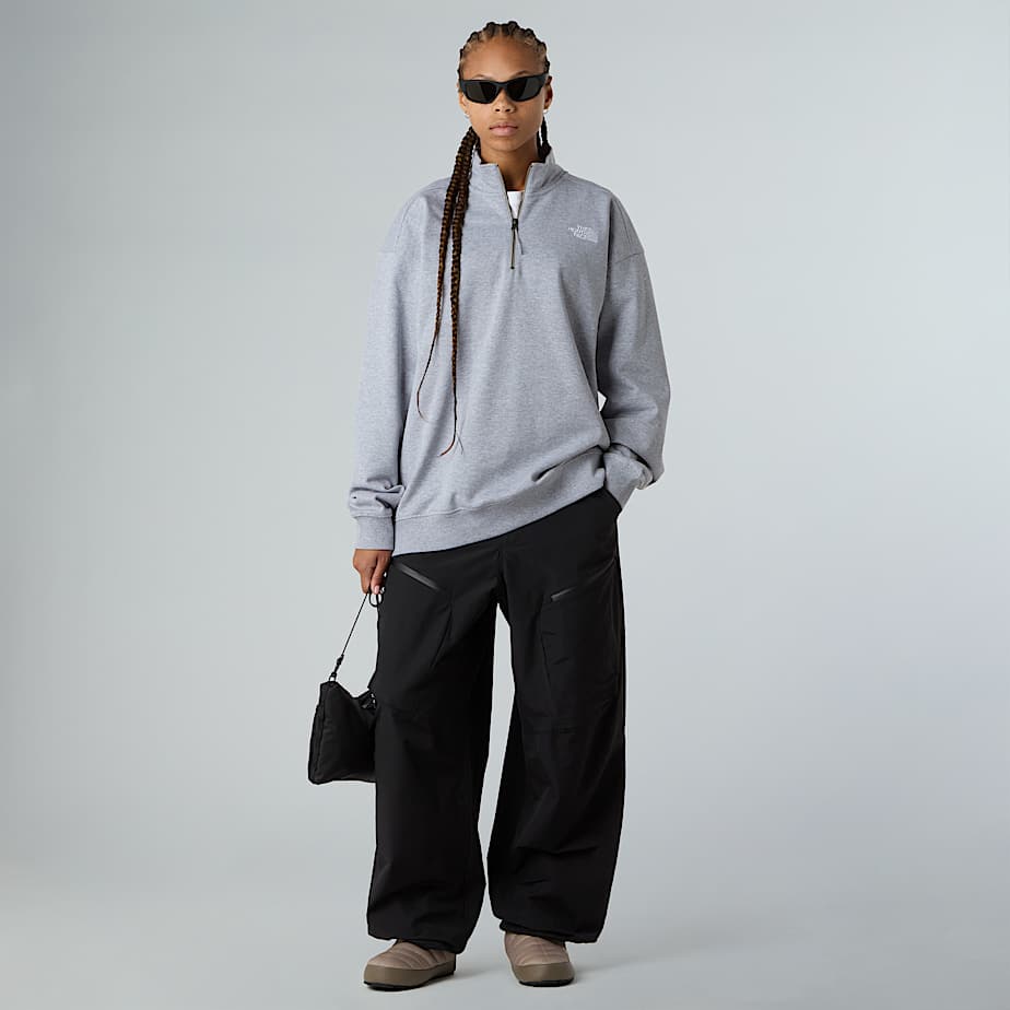 Oversized 14 Zip Sweatshirt Unisex TNF ALT7