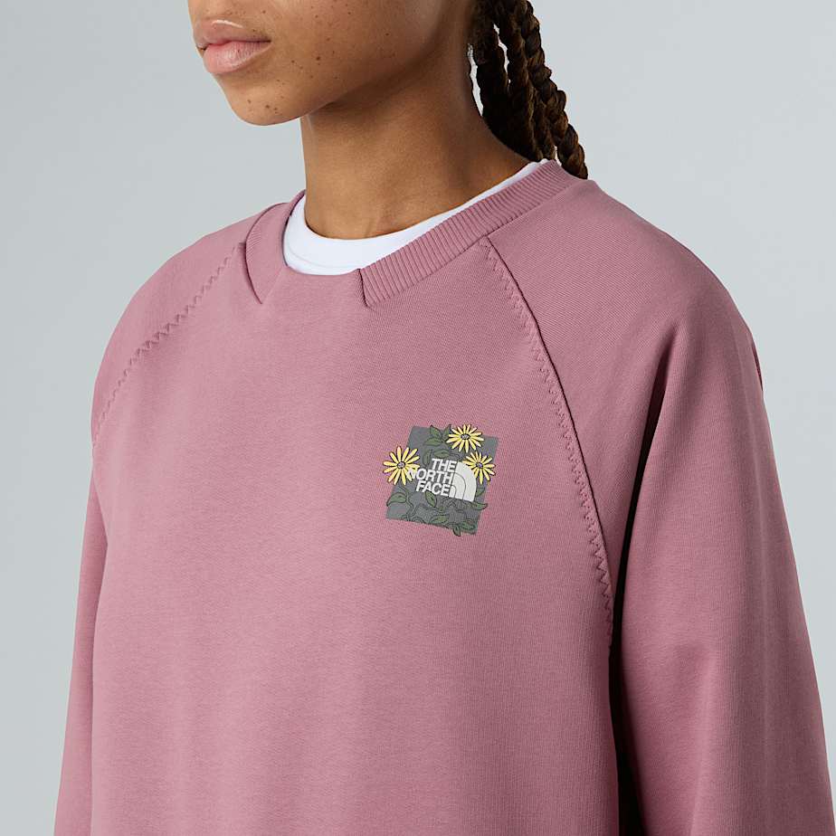 Connect Relaxed Graphic Sweatshirt W TNF ALT3
