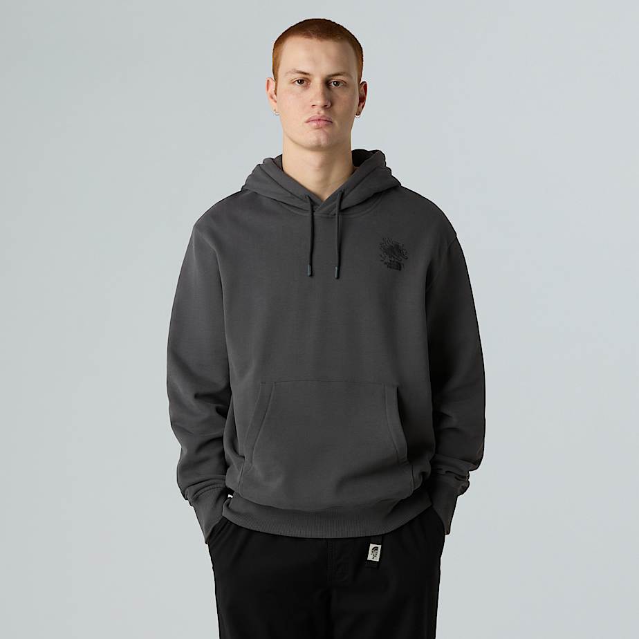 Luźna bluza unisex z kapturem i grafiką Powder Days - 4
