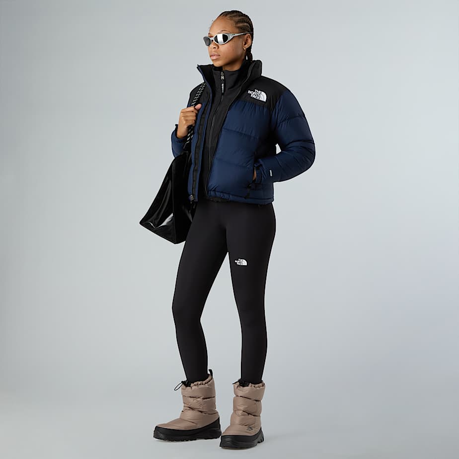 Womens 1996 Retro Nuptse Jacket TNF Summit NavyTNF BlackRecycled Down ALT1
