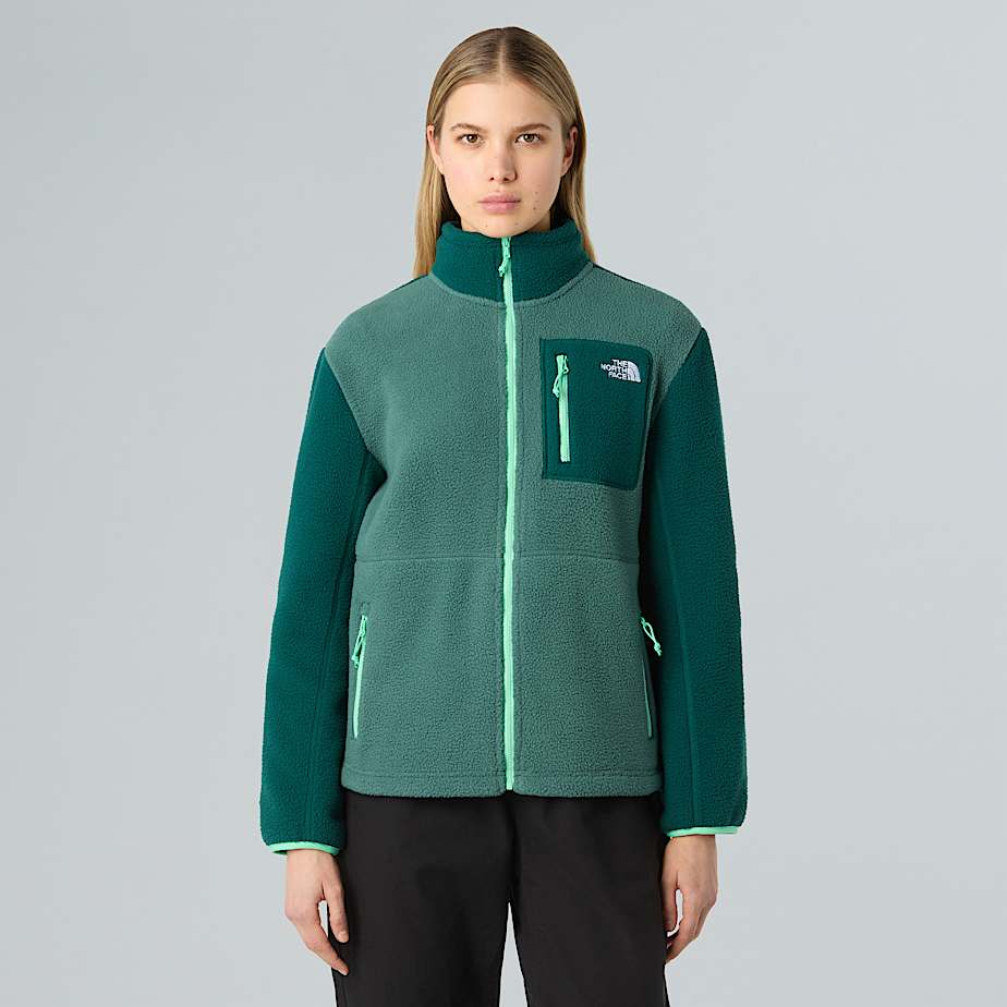 Yumiori Fleecejacke mit durchgehendem RV fr Damen TNF HERO
