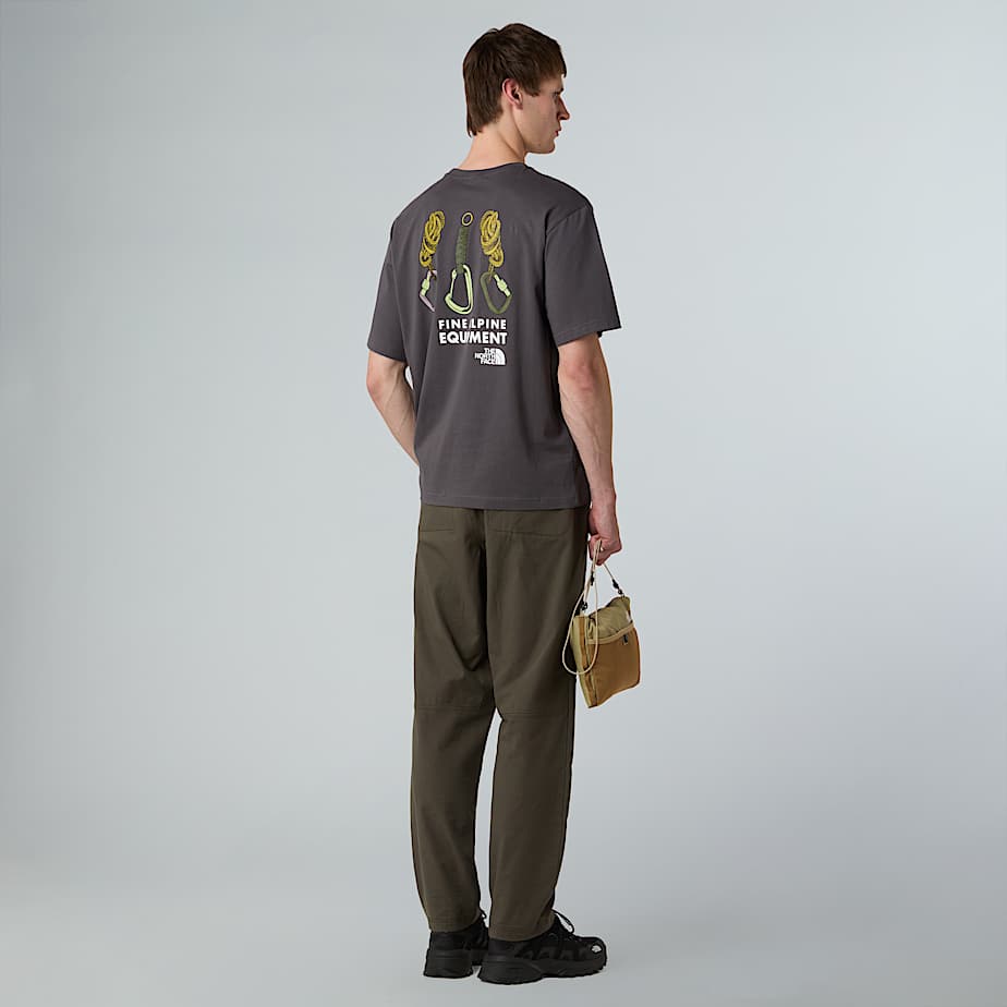 Uniseks Explore Gear RelaxedTshirt TNF Anthracite Grey ALT6