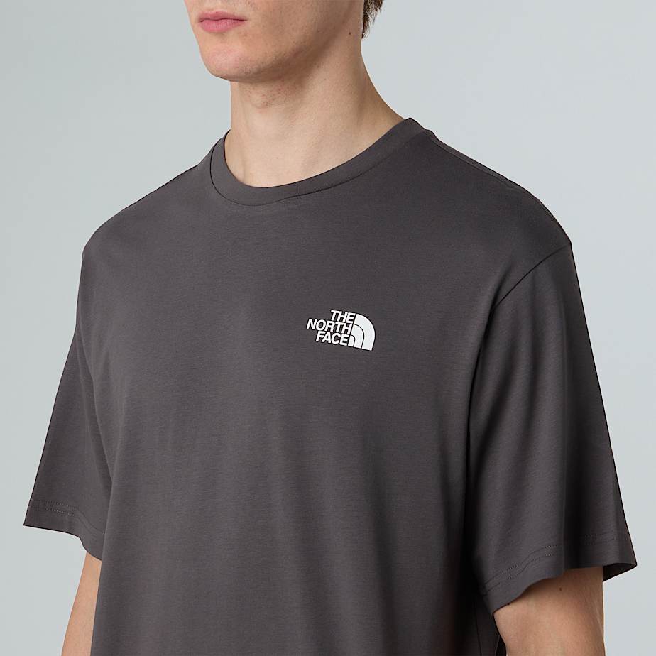 Uniseks Explore Gear RelaxedTshirt TNF Anthracite Grey ALT7