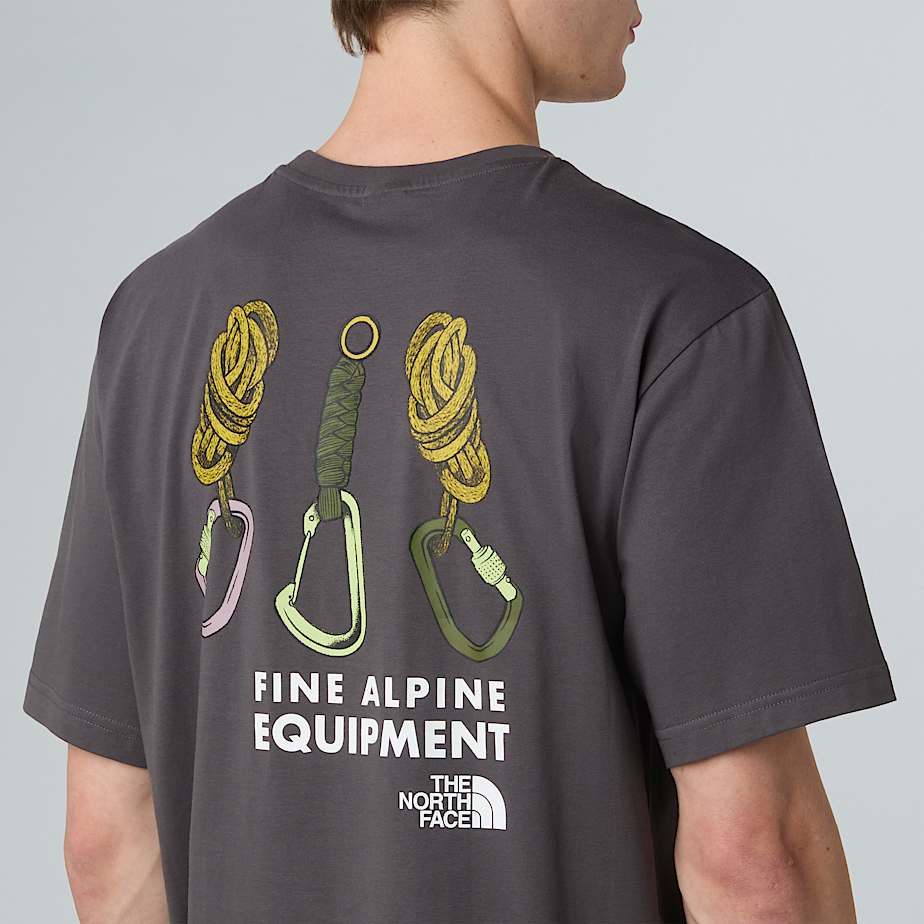 Uniseks Explore Gear RelaxedTshirt TNF Anthracite Grey ALT8