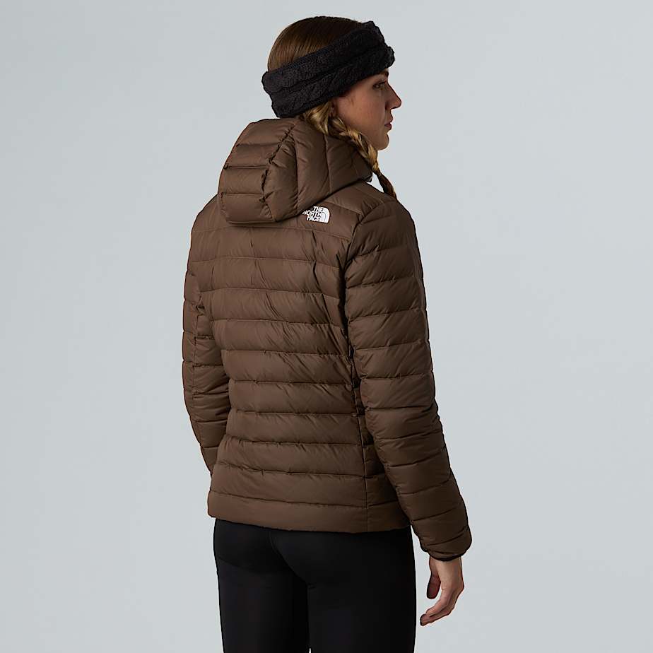 Women's Classic Down Hooded Jacket - 3