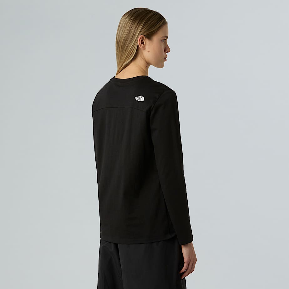 Women’s Long-Sleeve Simple Dome T-Shirt - 3