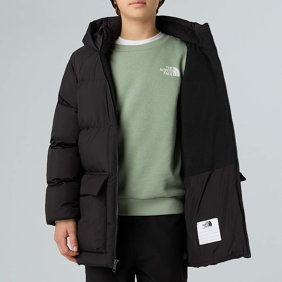 North Down FleeceLined Short Parka Junior TNF ALT6