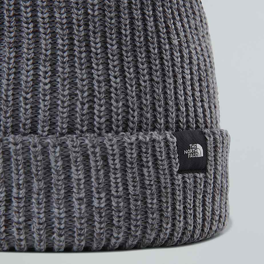 Fisherman Beanie TNF TNF Medium Grey Heather ALT2
