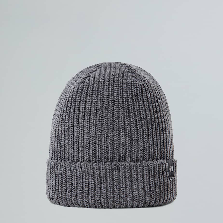 Fisherman Beanie TNF TNF Medium Grey Heather HERO