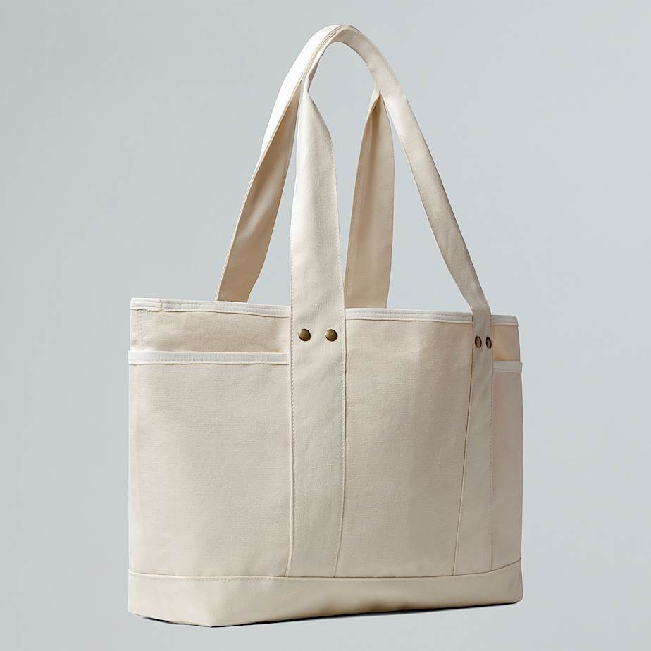 Circular Tragetasche aus Baumwolle TNF Raw Undyed ALT2