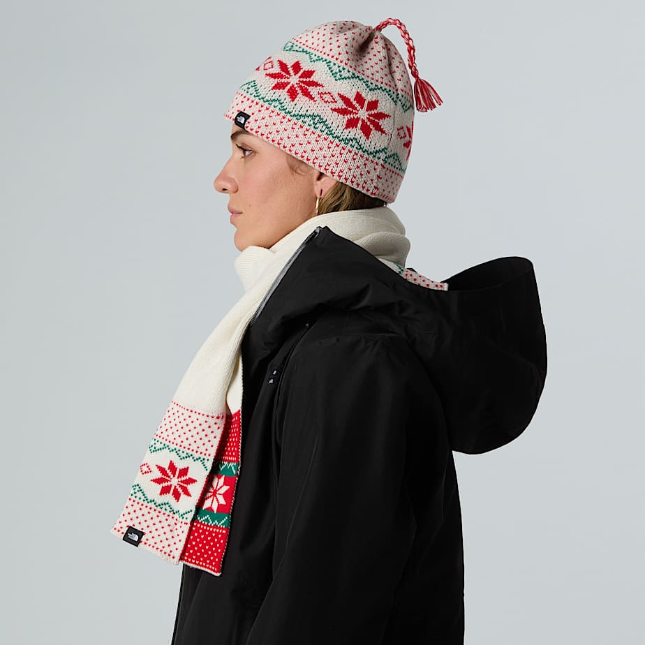 Cabin Ski Tuke Beanie and Scarf Set TNF ALT7