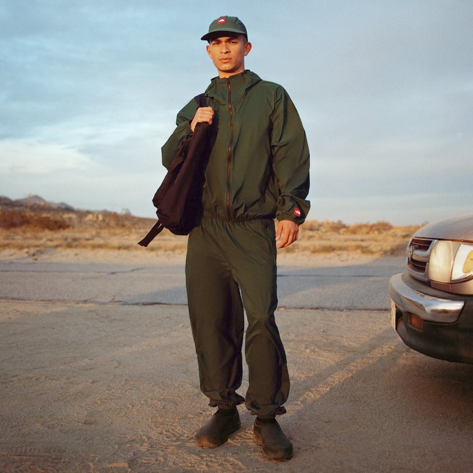 Uniseks inpakbare Red Boxwindjas met capuchon TNF HERO