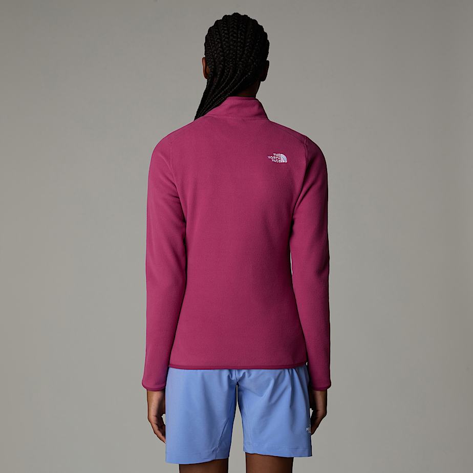 100 Glacier Fleece mit 14langem RV fr Damen TNF ALT6