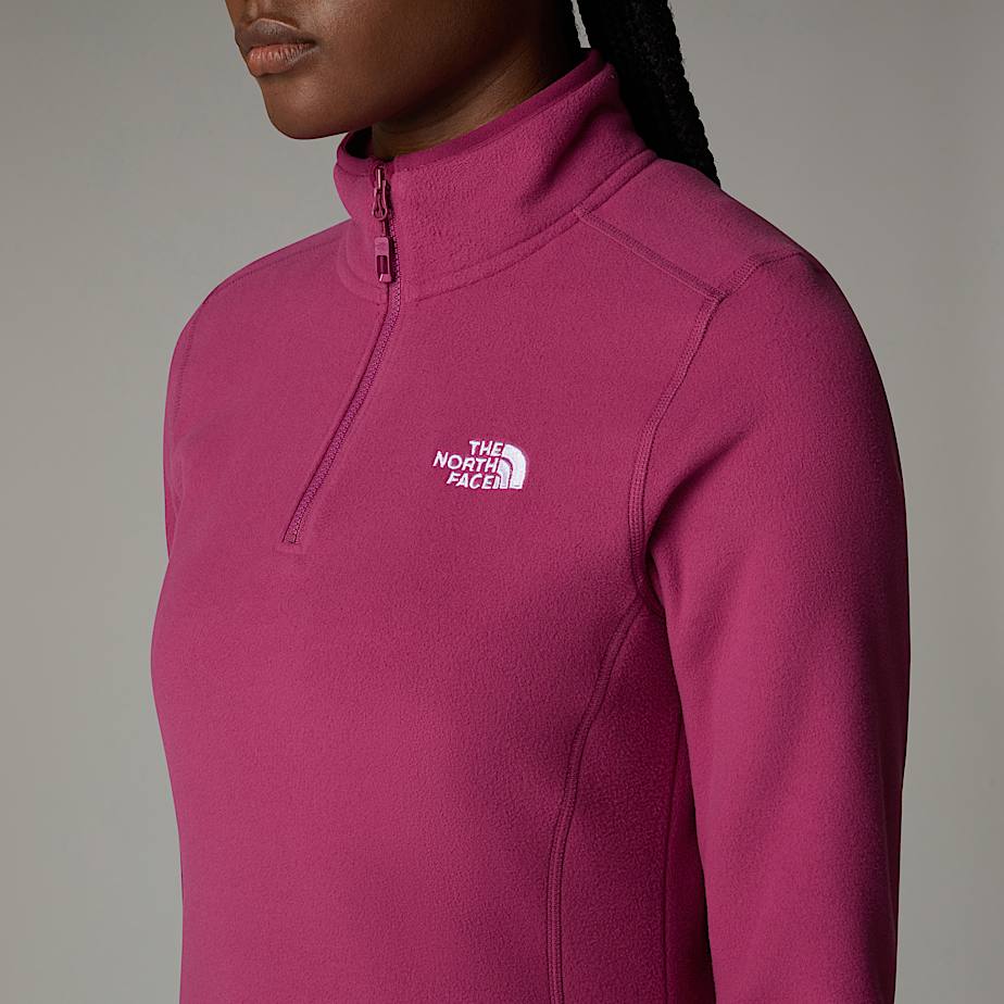 100 Glacier Fleece mit 14langem RV fr Damen TNF ALT8