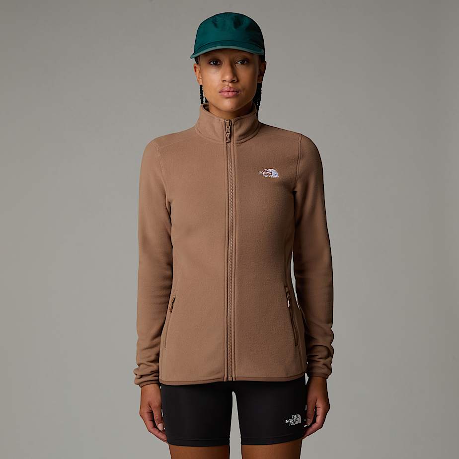 Womens 100 Glacier FullZip Fleece TNF ALT4