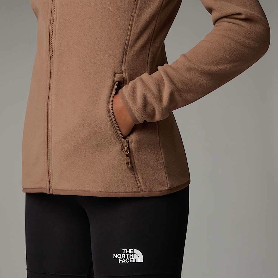 Womens 100 Glacier FullZip Fleece TNF ALT9