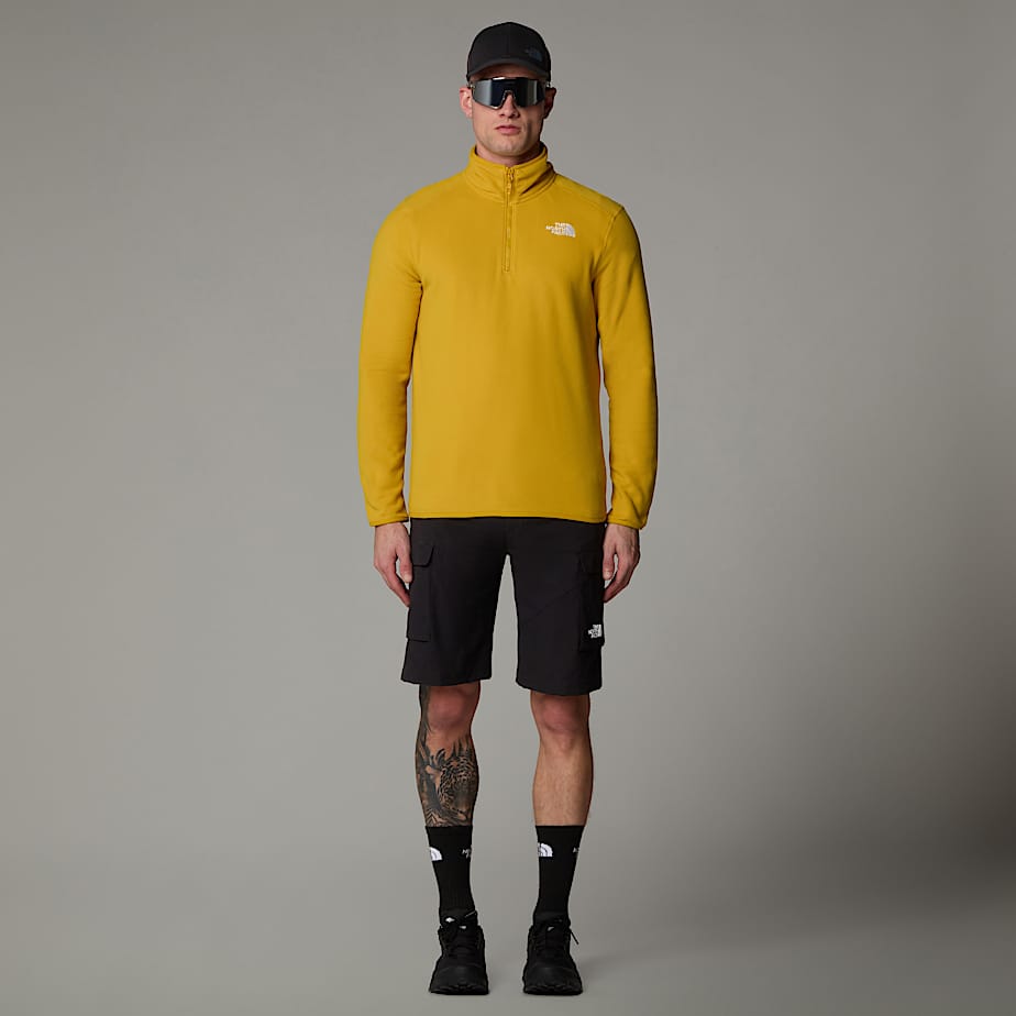 Mens 100 Glacier 14 Zip Fleece TNF ALT5