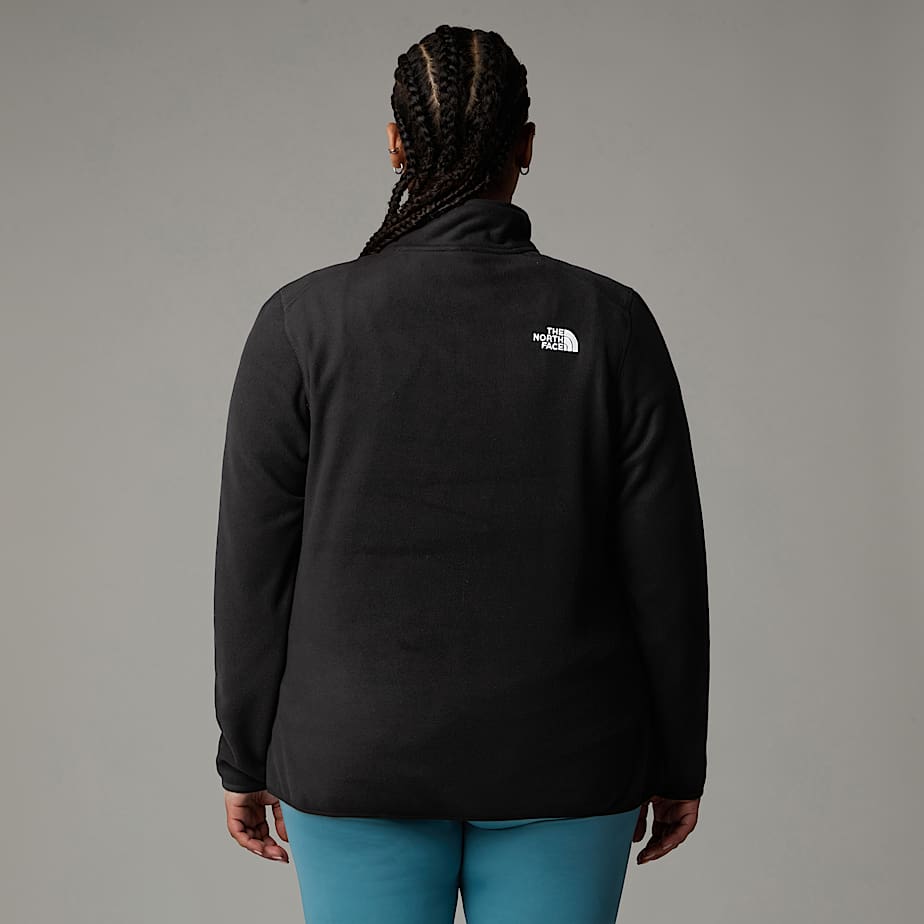 Flísová mikina s krátkým zipem 100 Glacier Plus Size pro dámy - 5