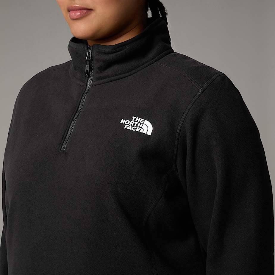 Flísová mikina s krátkým zipem 100 Glacier Plus Size pro dámy - 6