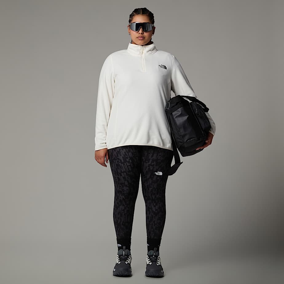 Plus Size 100 Glacier 14 Zip Fleece W TNF ALT5